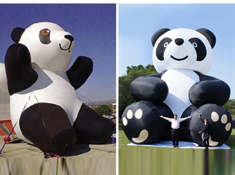 黔南充气熊猫展示